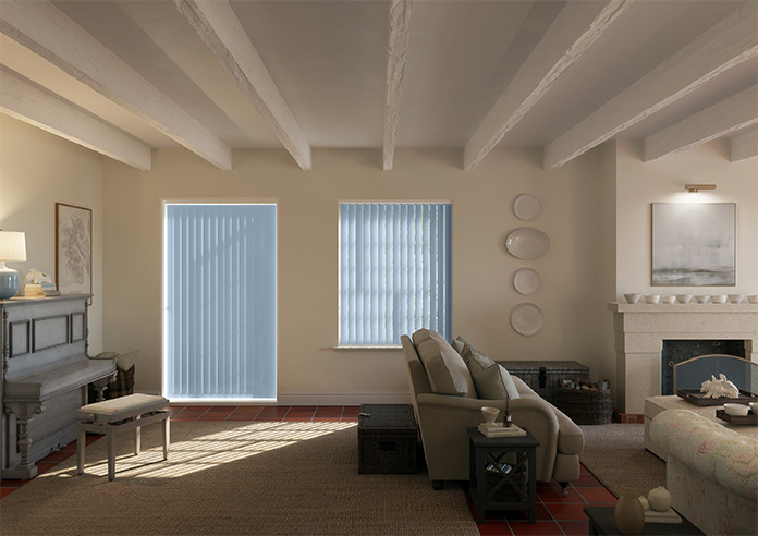 Trinity (Blackout), French Blue - Vertical Blind - Image 9